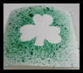 Splatter Painted Shamrocks cards