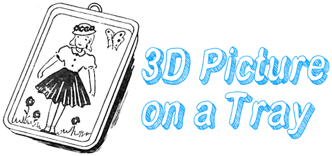 3D Picture Art on a Styrofoam Tray