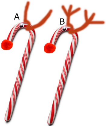 How to Make Candy Cane Reindeer