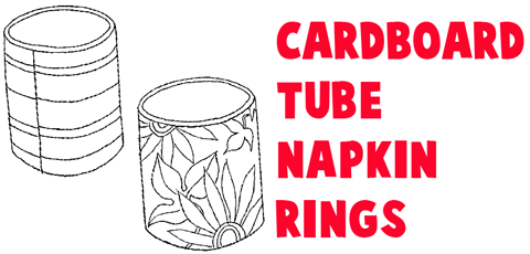 Cardboard Tube Napkin Rings