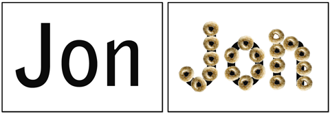 Write Your Name with Cherrios