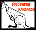 Folding Paper Kangaroo