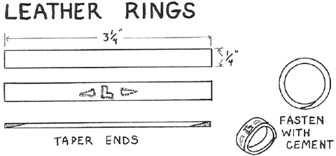 Leather Rings
