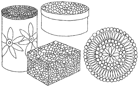 Mosaic Boxes & Tiles & Art