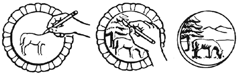 Carving in plaster