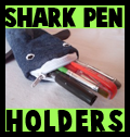 shark pencil pouches