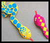 Snake Finger Puppets