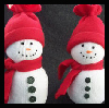 Sock Snowmen