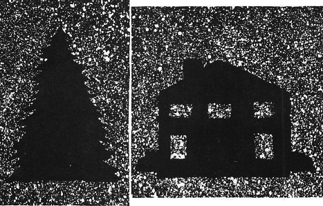 HOW TO MAKE CHRISTMAS CARDS by Splattering White Paint with Toothbrush