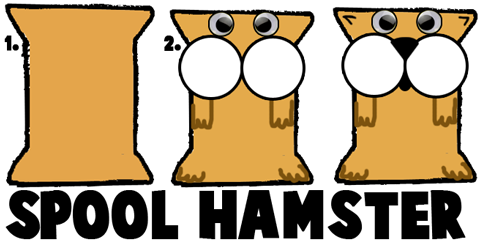 Making Spool Hamsters