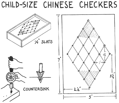 How to Make Wood Mini Chinese Checkers Game