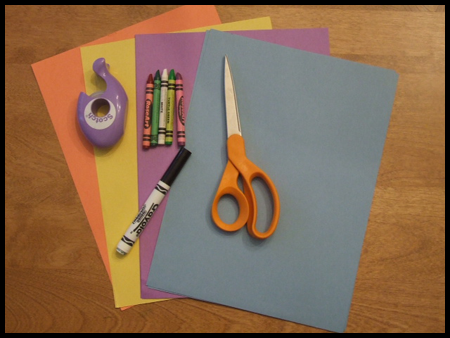 Handprint Easter Basket Craft for Kids Instructions