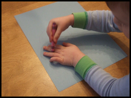 Handprint Easter Basket Craft for Kids Instructions