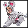 How to make a "Homemade" Mouse Costume for Your Baby, Toddler, or Kids