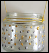 Glass
      Painted Candle Holder   : Diwali Crafts Activities for Children