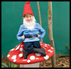 Tricky
  Gnome on Toadstool  : Making Easy Handmade Halloween Costumes