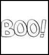 Boo
  Banner  : Halloween Decoration Crafts for Kids