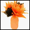 Tissue
  Paper Flowers and Vase  : Scary & Spooky Decorations Crafts