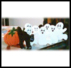 Ghostly
  Garland  : How to Make Halloween Ghosts Crafts
