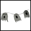Ghost
  Garland  : How to Make Halloween Ghosts Crafts