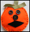 Felt
  Toy Jack o' Lantern   : Halloween Jack o' Lantern Crafts Ideas for Children