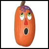 Along
  Came A Spider Pumpkin  : Halloween Pumpkin Crafts Ideas for Kids