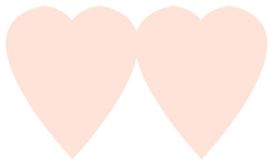 Pink Card Stock Heart Cutout