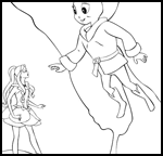 Kids-n-Fun.com  : Barbie Coloring Pages