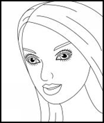 Fun
  Coloring Pages  : Free Barbie Printables