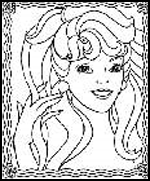 Retrobug.com  : Printout Free Barbie Coloring Pages