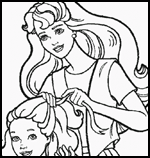 My
  Family Fun  : Barbie Coloring Printouts