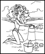 Printable
  Coloring Pages  : Barbie Coloring Printouts