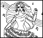 My-Coloring-Pages.com  : Barbie Coloring Printouts