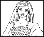 Free-Coloring.
  Info  : Barbie Coloring Pages