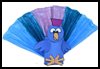 Peacock Fan Toilet Paper Roll Craft : Bird Crafts Activities for Kids