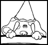 KidSpirit.Com  : Blue's Clues Coloring Pages