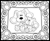 Kids-N-Fun.Com
      portal for Kids   : Blue's Clues Coloring Page Printouts