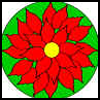 Poinsettia
  Paper Plate   : Christmas Poinsettias Crafts Idesa for Children