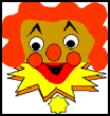 Paper

  Bag Puppet - Clown Craft   : Clown Crafts Activities for Children
