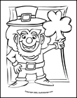 Leprechauns and Shamrock St. Patrick's Day Printable Coloring Pages for Kids!