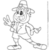 Leprechaun Sant Patrick's Day Coloring Pages