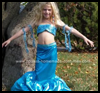 Homemade Blue Mermaid Costume 