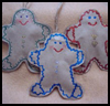 Craft Paper Gingerbread Man Ornaments Craft for Kids