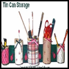 Tin
  Can Storage Containers