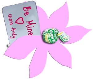 Valentine's Day Lollipop Flower Card Crafts Project