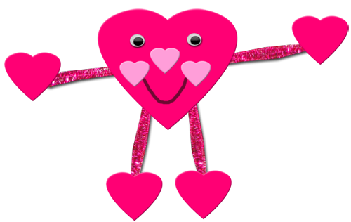 Foam Heart Guy Finished
