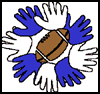 Football

  Wreath   : Football Crafts Activities for Children