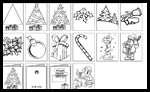 Lil-fingers.com : Free Christmas Coloring Printables for Kids