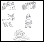 Easy-child-crafts.com : Free Christmas Coloring Pages for Children