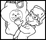 Pintactivities.com  : Halloween Coloring Pages